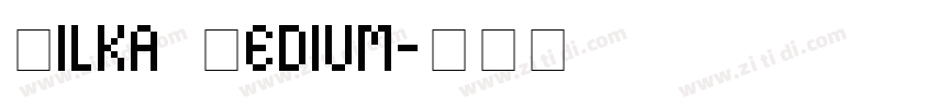 Silka Medium字体转换